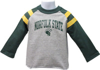Norfolk State Rugby Style Long Sleeve Tee - HBCUprideandjoy