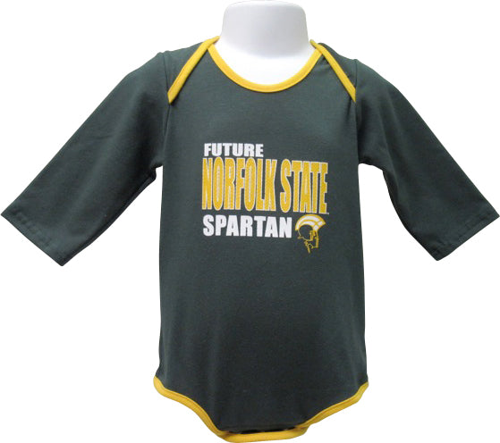 I'm a Future Norfolk State Spartan! Long-Sleeve Bodysuit - HBCUprideandjoy