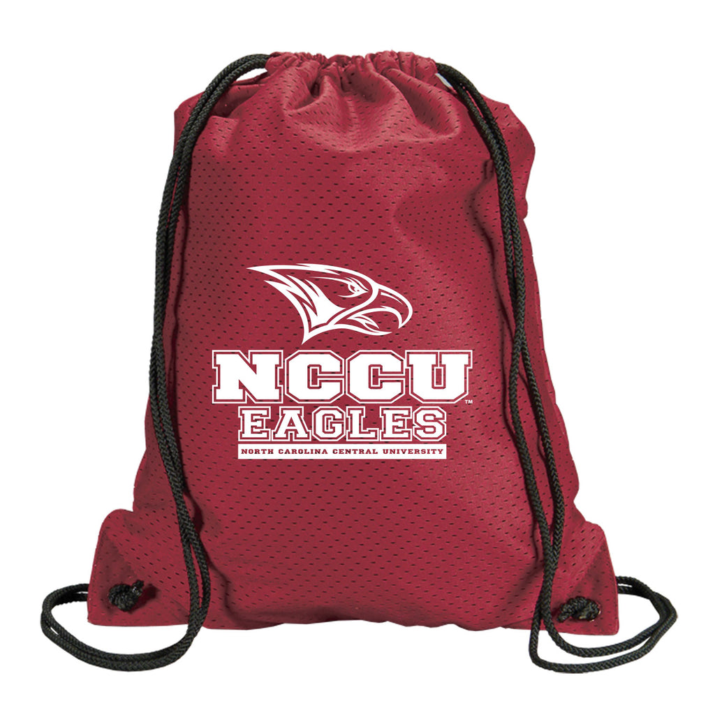 NCCU Eagle Pride Mesh drawstring backpack