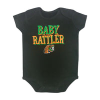 Cooing Baby Rattler Bodysuit Black - HBCUprideandjoy