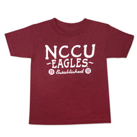 NCCU Legacy Youth Tee Maroon - HBCUprideandjoy