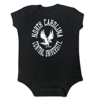 Tiny NCCU Eagle Bodysuit in Black - HBCUprideandjoy