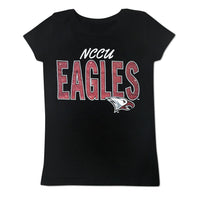 NCCU Diva in Training Glitter Pirate Tee Black - HBCUprideandjoy