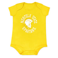 Tiny Norfolk State Spartan Bodysuit in Gold - HBCUprideandjoy