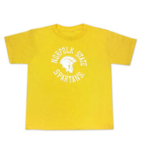 Proud Spartan Toddler Tee in Gold - HBCUprideandjoy