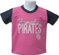 Hampton Bling Girls Tee Pink - HBCUprideandjoy