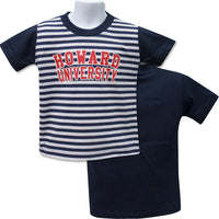 Howard Stripe Front Tee - HBCUprideandjoy