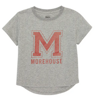Morehouse College Girls Glitter Hi-Lo Tee