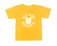 Aggie Boo Glow in the Dark Youth T-Shirt Gold - HBCUprideandjoy