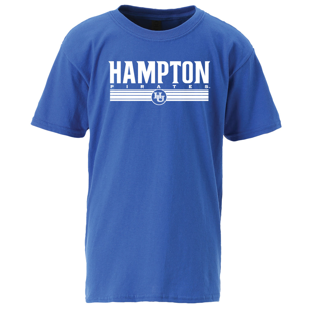 Hampton Pirates Classic Youth Tee in Blue