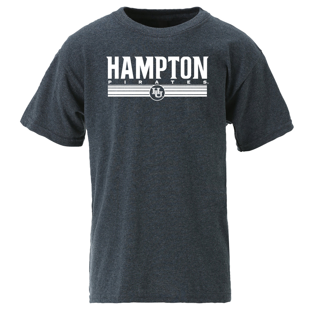 Hampton Pirates Classic Youth Tee in Gray
