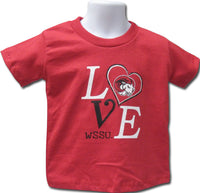 “LOVE”  WSSU Girls’ T-Shirt - HBCUprideandjoy